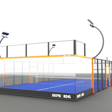 Ультра панорамный корт для падел-тенниса Инова  20x10 m